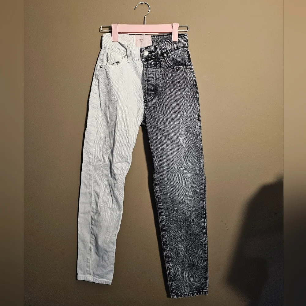 Revice Denim Two Tone True Love Checkmate Jeans - Picture 4 of 13